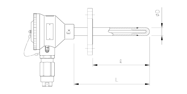 耐圧防爆型温度センサー【汎用型】のサムネイル画像