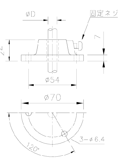 摺動フランジのサムネイル画像