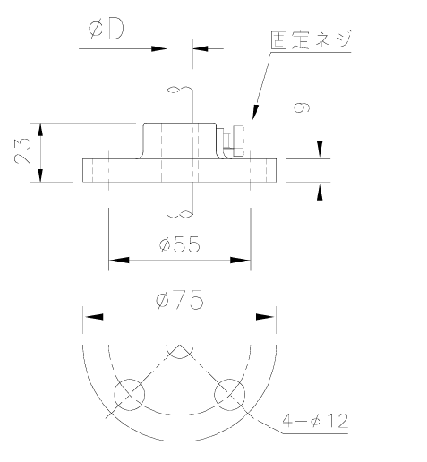 摺動フランジのサムネイル画像