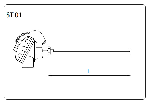 シース熱電対標準型形式（ST01）